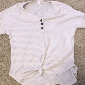 Tan blouse from tilly’s